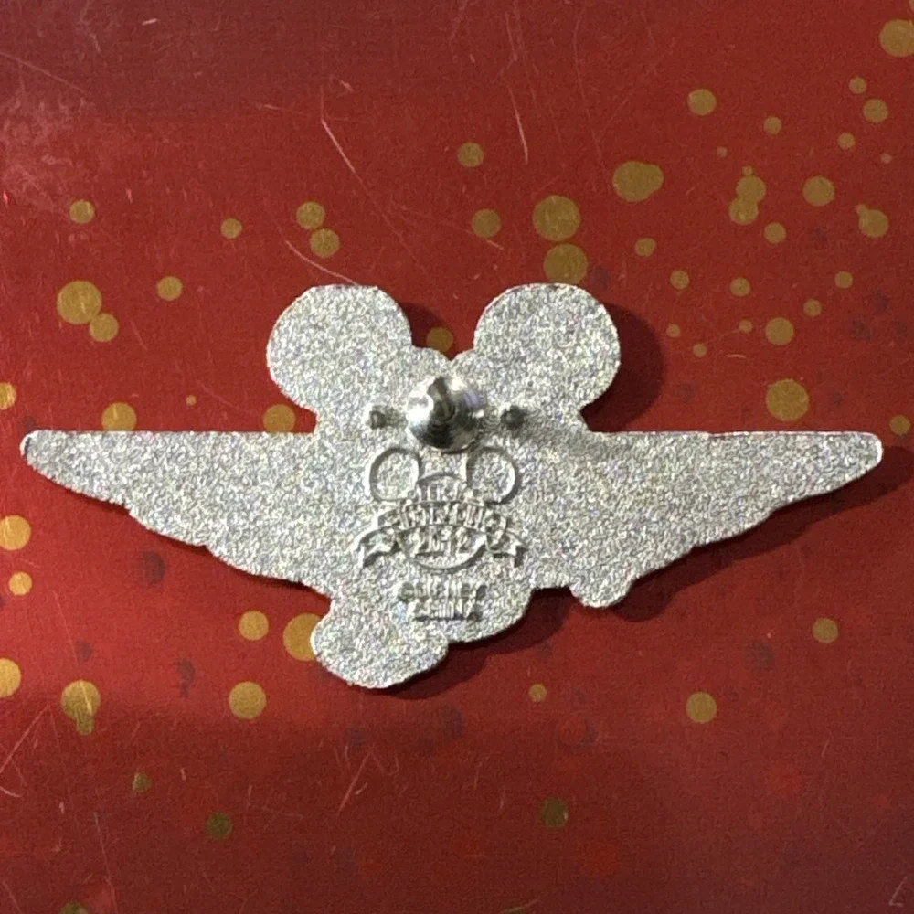 RARE Mickey Mouse SILVER 2012 Airplane Aviator Flight Disney Trading Pin